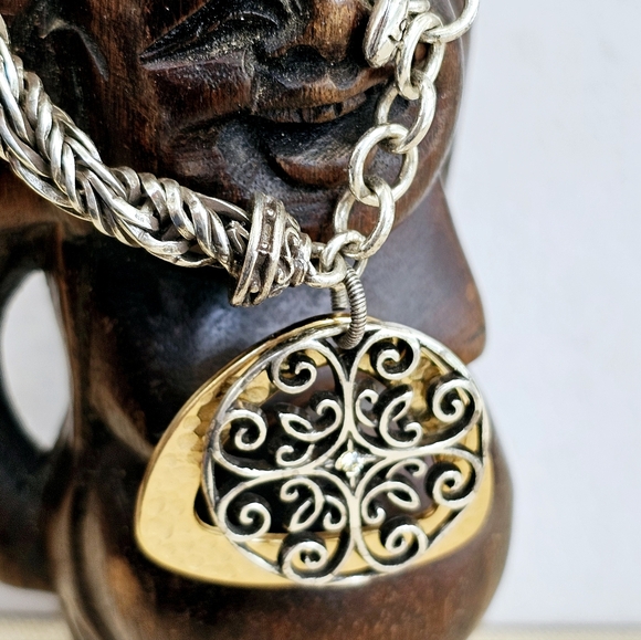 Brighton Highland Park Bracelet with Two-Tone Two-Piece Charm - Picture 2 of 16